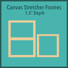 Canvas Stretcher Frames on 1.5"