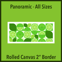 Rolled Canvas Panoramic 2" Border