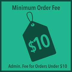 Admin Fee for order under $10