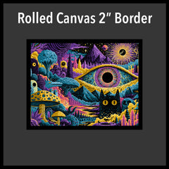 Rolled Canvas 2" Border