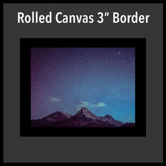 Rolled Canvas 3" Border